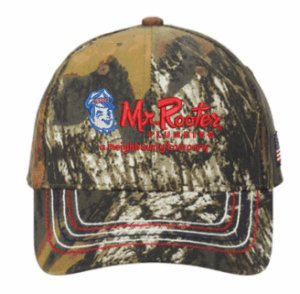Port Authority Americana Contrast Stitch Camouflage Cap - C909 - Mr Rooter