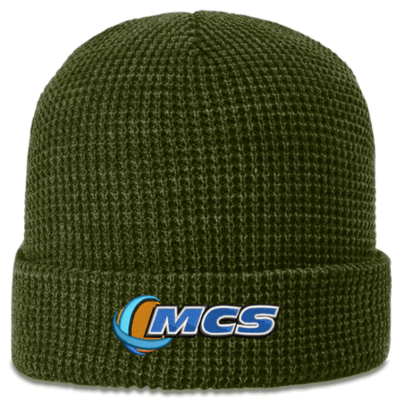 WAFFLE KNIT BEANIE WITH CUFF - 146 - Mechanical Climate Solutions