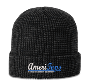 WAFFLE KNIT BEANIE WITH CUFF - 146 - Ameritops