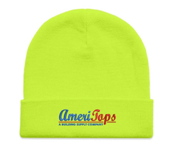 CUFF SAFETY BEANIE SAFETY, ONE SIZE - AS-1107F - Ameritops