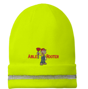 Enhanced Visibility Beanie with Reflective Stripe - CS800 - Able Rooter