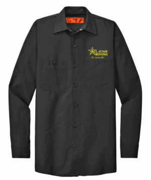 Red Kap Long Sleeve Industrial Work Shirt - SP14 - AllStar Moving