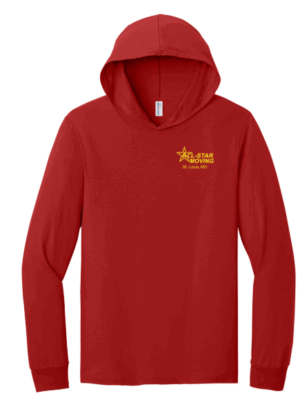 Jerzees Classics Unisex Cotton Long Sleeve Hooded T-Shirt - 363LH - AllStar Moving