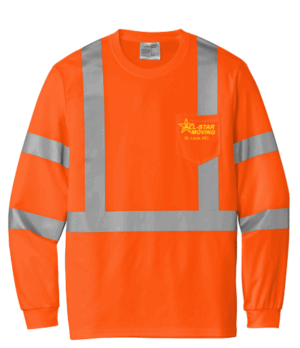 CornerStone  ANSI 107 Class 3 Mesh Long Sleeve Tee - CS203 - AllStar Moving