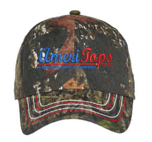 Port Authority Americana Contrast Stitch Camouflage Cap - C909 - Ameritops