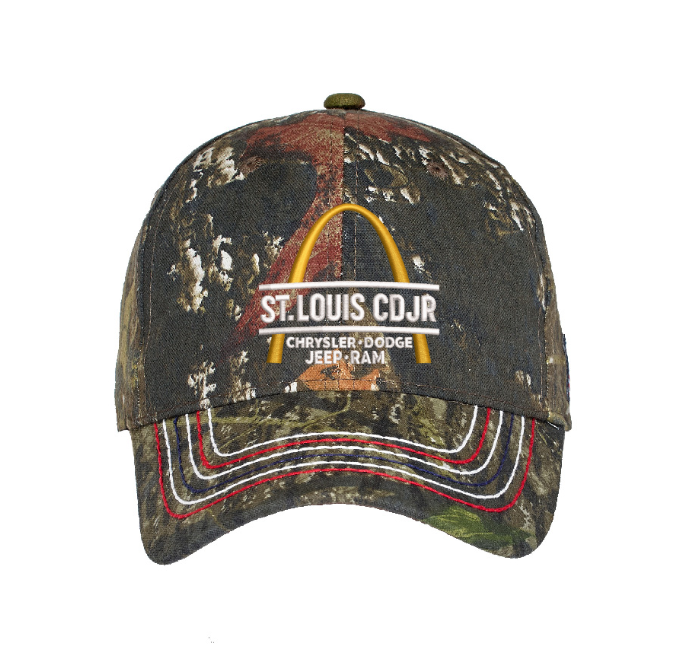 Port Authority Americana Contrast Stitch Camouflage Cap - C909 - STL CDJR
