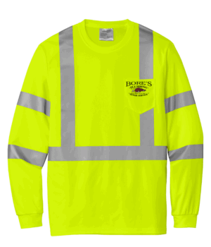 CornerStone  ANSI 107 Class 3 Mesh Long Sleeve Tee - CS203 - Bores Plumbing