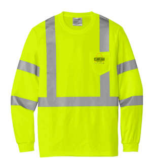 CornerStone  ANSI 107 Class 3 Mesh Long Sleeve Tee - CS203 - STL CDJR
