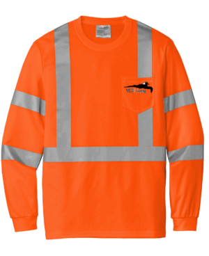 CornerStone  ANSI 107 Class 3 Mesh Long Sleeve Tee - CS203 - Yeti Gaming