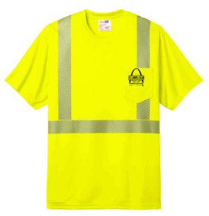 CornerStone ANSI 107 Class 2 Segmented Tape Tee CS204 - STL CDJR
