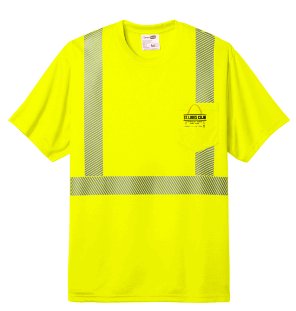 CornerStone ANSI 107 Class 2 Segmented Tape Tee CS204 - STL CDJR