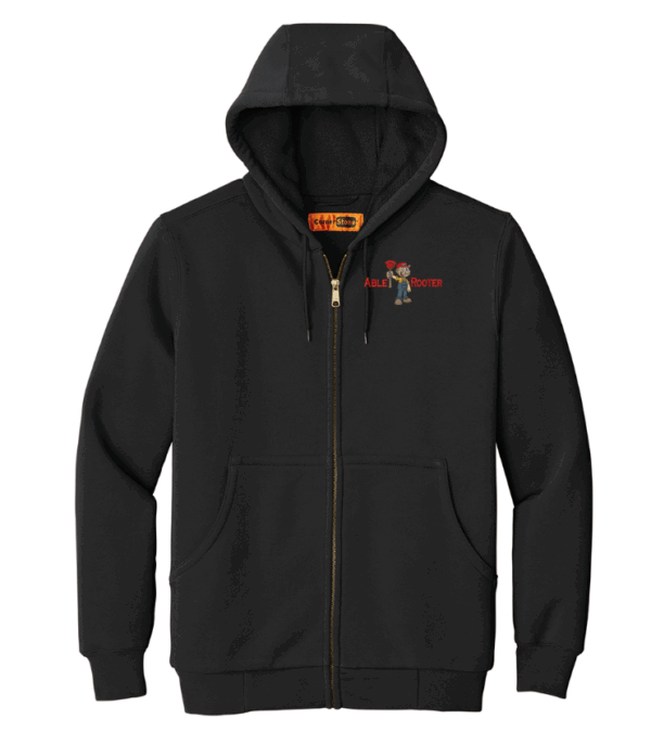 CornerStone - Heavyweight Full-Zip Hooded Sweatshirt with Thermal Lining - CS620 - Able Rooter