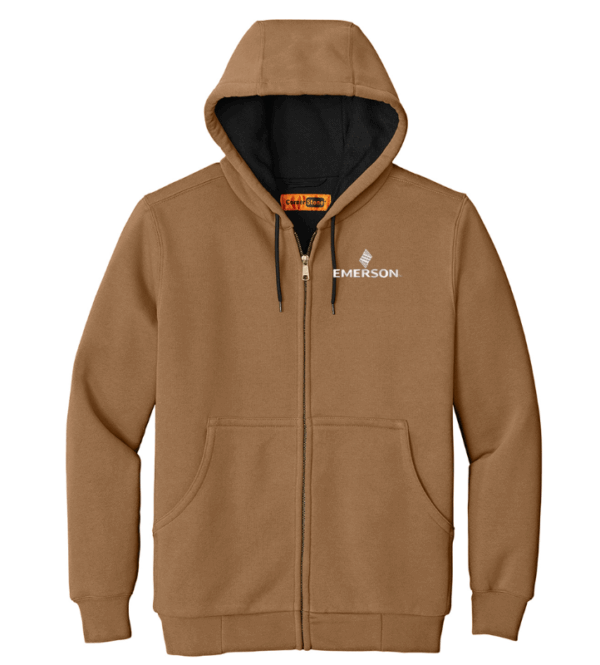 CornerStone - Heavyweight Full-Zip Hooded Sweatshirt with Thermal Lining - CS620 - Emerson