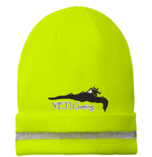 Enhanced Visibility Beanie with Reflective Stripe - CS800 - Yeti Gaming