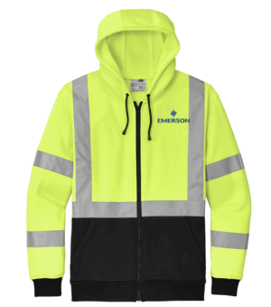 CornerStone A107 Class 3 Heavy-Duty Fleece Full-Zip Hoodie - CSF300 - Emerson