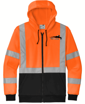 CornerStone A107 Class 3 Heavy-Duty Fleece Full-Zip Hoodie - CSF300 - Yeti Gaming