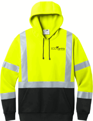 CornerStone ANSI 107 Class 3 Heavy-Duty Fleece Pullover Hoodie - CSF301 -Eco Centrix