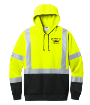 CornerStone ANSI 107 Class 3 Heavy-Duty Fleece Pullover Hoodie - CSF301 - Bores Plumbing
