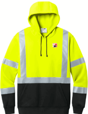 CornerStone ANSI 107 Class 3 Heavy-Duty Fleece Pullover Hoodie - CSF301 - Miniature Market