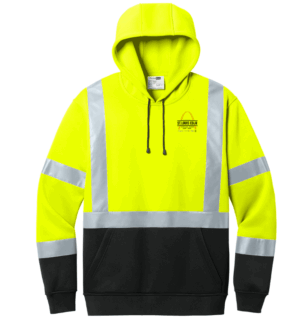 CornerStone ANSI 107 Class 3 Heavy-Duty Fleece Pullover Hoodie - CSF301 - STL CDJR