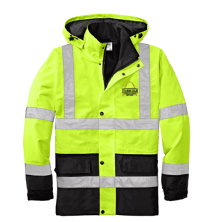 CornerStone - ANSI 107 Class 3 Waterproof Parka - CSJ24 - STL CDJR