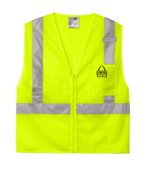CornerStone ANSI 107 Class 2 Mesh Zippered Vest - CSV102 - STL CDJR
