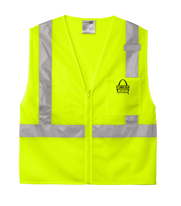 CornerStone ANSI 107 Class 2 Mesh Zippered Vest - CSV102 - STL CDJR