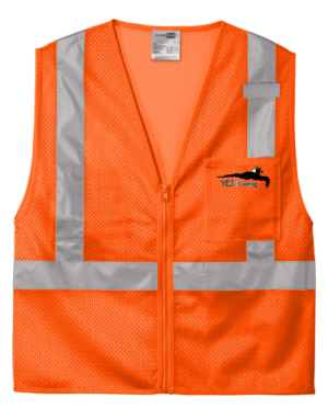 CornerStone ANSI 107 Class 2 Mesh Zippered Vest - CSV102 - Yeti Gaming