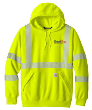 Carhartt ANSI 107 Class 3 Hooded Sweatshirt CT104987 - Ameritops