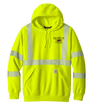 Carhartt ANSI 107 Class 3 Hooded Sweatshirt CT104987 - Bores Plumbing