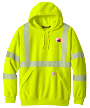 Carhartt ANSI 107 Class 3 Hooded Sweatshirt CT104987 - Miniature Market