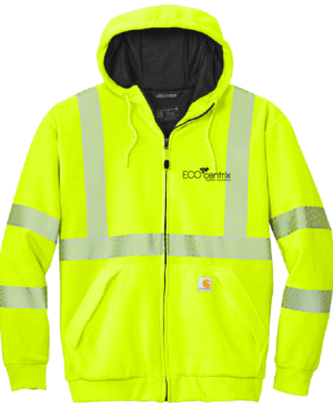 Carhartt ANSI 107 Class 3 Lined Full-Zip Sweatshirt - CT104988 -Eco Centrix