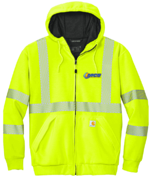 Carhartt ANSI 107 Class 3 Lined Full-Zip Sweatshirt - CT104988 - Mechanical Climate Solutions