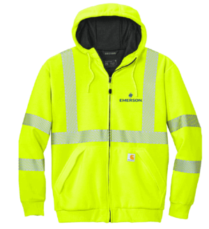 Carhartt ANSI 107 Class 3 Lined Full-Zip Sweatshirt - CT104988 - Emerson