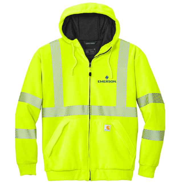 Carhartt ANSI 107 Class 3 Lined Full-Zip Sweatshirt - CT104988 - Emerson