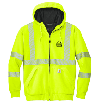 Carhartt ANSI 107 Class 3 Lined Full-Zip Sweatshirt - CT104988 - STL CDJR