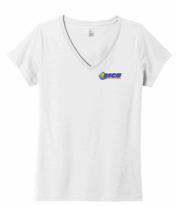 District Women's The Concert Tee V-Neck - DT5002 - Mechanical Climate Solutions