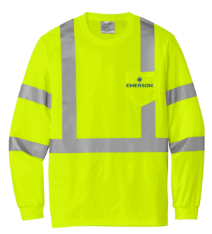 CornerStone  ANSI 107 Class 3 Mesh Long Sleeve Tee - CS203 - Emerson