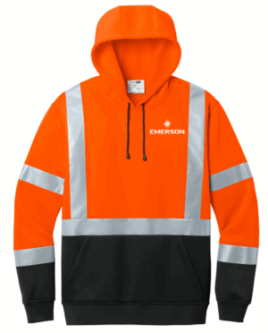 CornerStone ANSI 107 Class 3 Heavy-Duty Fleece Pullover Hoodie - CSF301 - Emerson