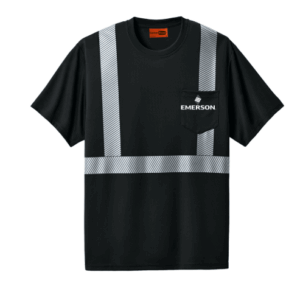 CornerStone Enhanced Visibility Segmented Tape Tee - CS206 - Emerson