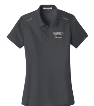 Port Authority Women's Pinpoint Mesh Zip Polo - L580 - Bores Plumbing