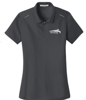 Port Authority Women's Pinpoint Mesh Zip Polo - L580 - Yeti Gaming