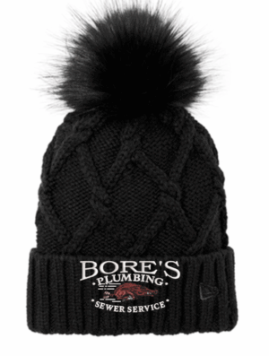 New Era Faux Fur Pom Beanie - NE911 - Bores Plumbing
