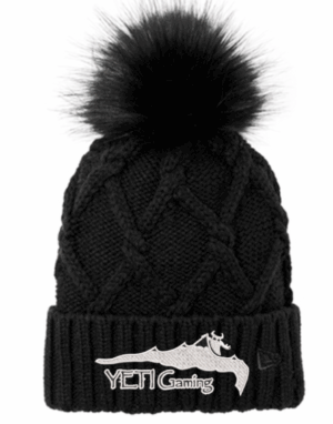 New Era Faux Fur Pom Beanie - NE911 - Yeti Gaming