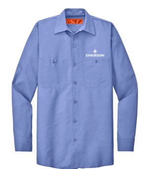 Red Kap Long Sleeve Industrial Work Shirt - SP14 - Emerson