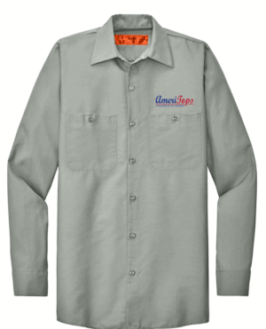 Red Kap Long Sleeve Industrial Work Shirt - SP14 - Ameritops