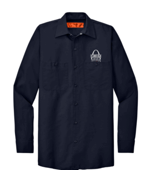 Red Kap Long Sleeve Industrial Work Shirt - SP14 - STL CDJR