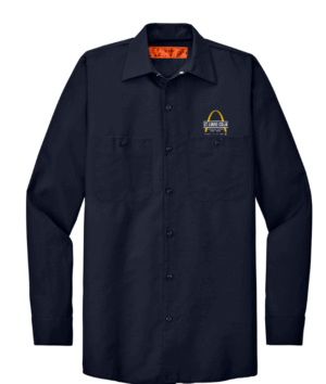Red Kap Long Sleeve Industrial Work Shirt - SP14 - STL CDJR