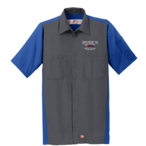 Red Kap Short Sleeve Ripstop Crew Shirt - SY20 - Bores Plumbing