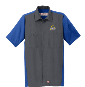 Red Kap Short Sleeve Ripstop Crew Shirt - SY20 - STL CDJR
